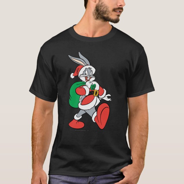 BUGS BUNNY™ Santa T-Shirt (Vorderseite)