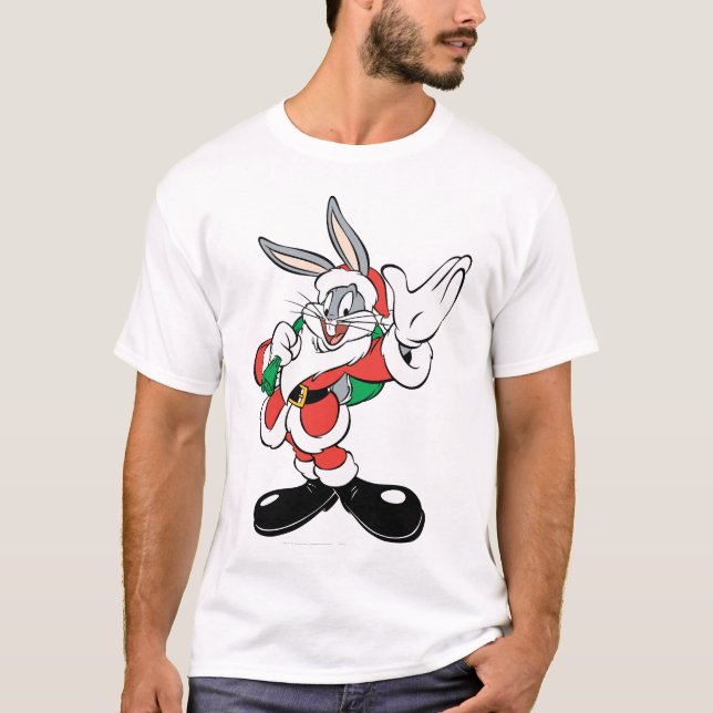 BUGS BUNNY™ Santa Wave T-Shirt (Vorderseite)