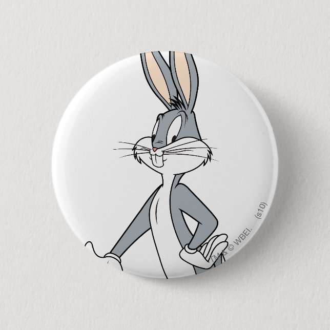 BUGS BUNNY™ Stehend 3 Button (Vorderseite)