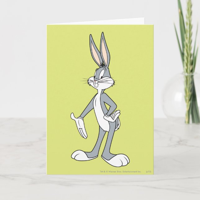 BUGS BUNNY™ Stehend 3 Karte (Vorderseite)