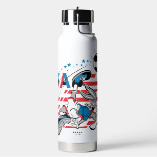 BUGS BUNNY™ Team USA Fußball Grafik Trinkflasche