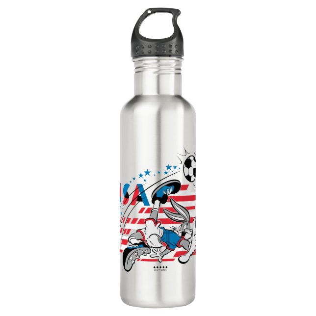 BUGS BUNNY™ Team USA Soccer Graphic Edelstahlflasche (Vorderseite)