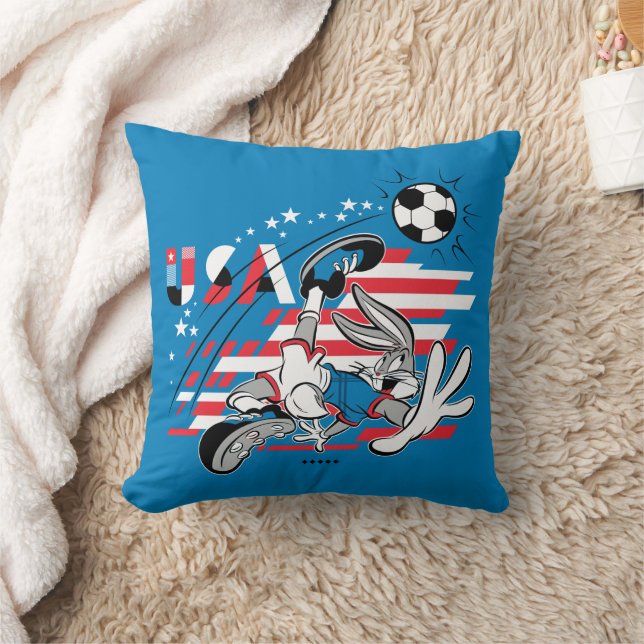 BUGS BUNNY™ Team USA Soccer Graphic Kissen (Decke)