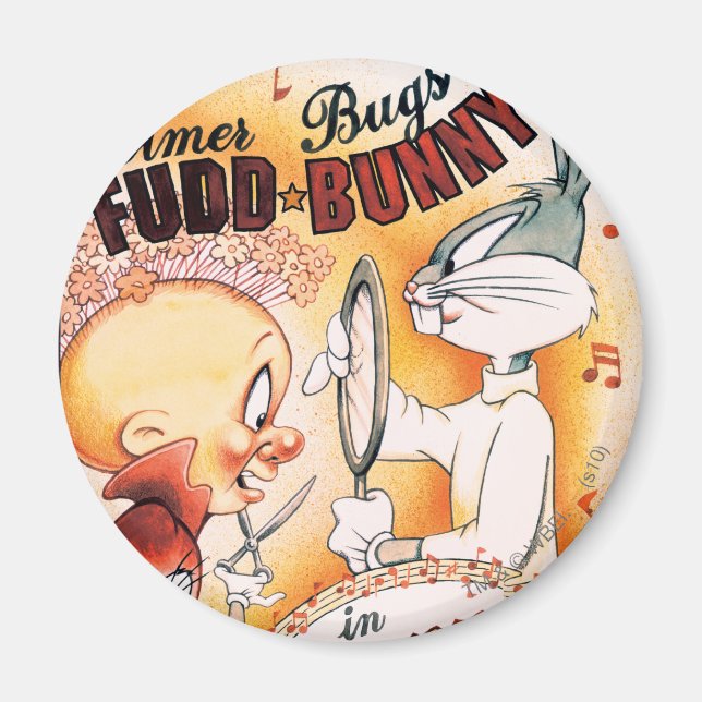 BUGS BUNNY™ und ELMER FUDD™ Musical Magnet (Vorne)