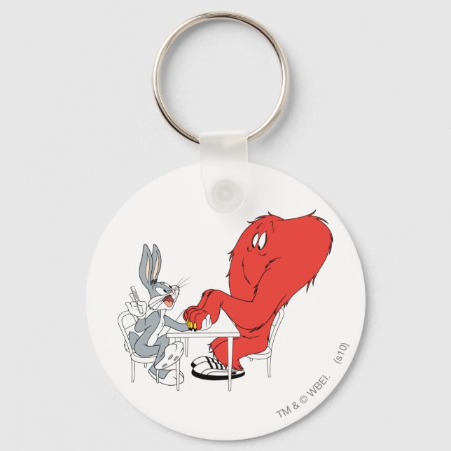 BUGS BUNNY™ und Gossamer Schlüsselanhänger (Vorderseite)