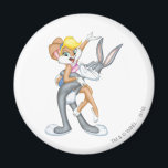 BUGS BUNNY™ und Lola Bunny 2 Magnet<br><div class="desc">Bugs Bunny mit Lola</div>