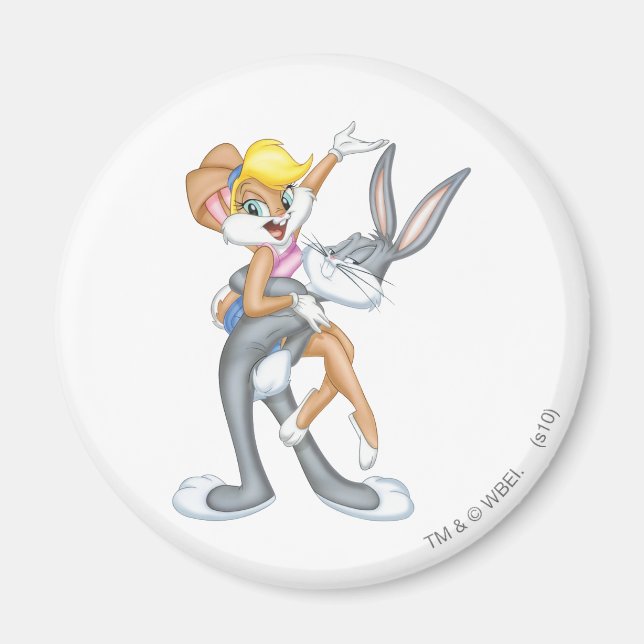BUGS BUNNY™ und Lola Bunny 2 Magnet (Vorne)
