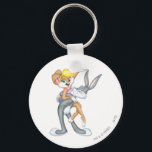 BUGS BUNNY™ und Lola Bunny 2 Schlüsselanhänger<br><div class="desc">Bugs Bunny mit Lola</div>