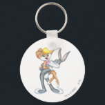 BUGS BUNNY™ und Lola Bunny 2 Schlüsselanhänger<br><div class="desc">Bugs Bunny mit Lola</div>