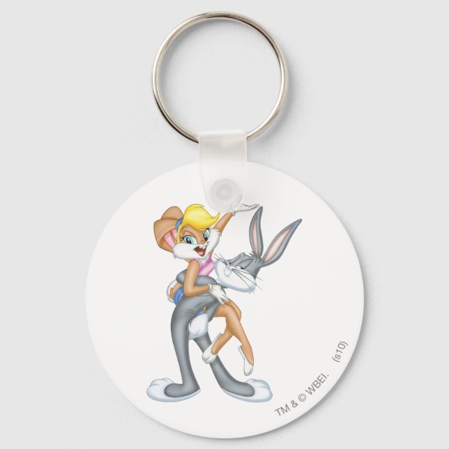BUGS BUNNY™ und Lola Bunny 2 Schlüsselanhänger (Vorderseite)
