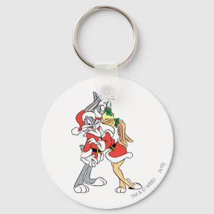 BUGS BUNNY™ und Lola Mistelzweig-Kuss Schlüsselanhänger