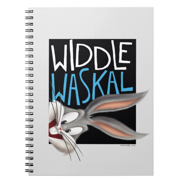 BUGS BUNNY™ - Waskal-Widdle Notizblock (Vorderseite)