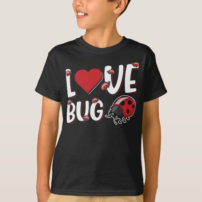 Bugs Insekten Käfer Frauen Niedlich Ladybug T-Shirt (Vorderseite)