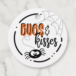 Bugs & Kisses Halloween-Geschenktags Geschenkanhänger