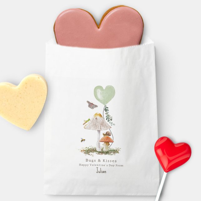 Bugs & Kisses Pilze Klasse Valentine Geschenktütchen (Von Creator hochgeladen)