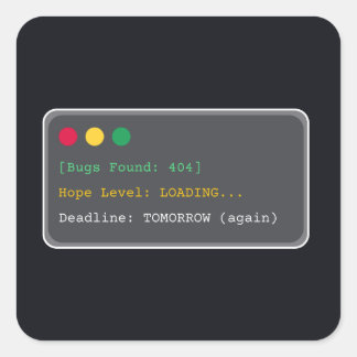 Bugs trouvés : Autocollant d'ordinateur portable d