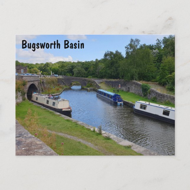 Bugsworth Basin Postkarte (Vorderseite)