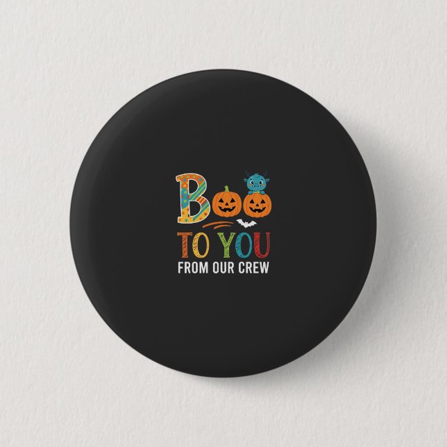 Buh dir Halloween-Crew-Design_1 Button (Vorderseite)