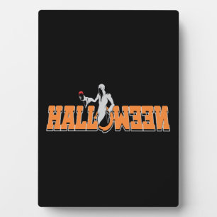 Buh Halloween Fotoplatte