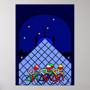 Bühne 21 - Die Louvre-Pyramide Poster