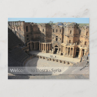 Bühne Bosra, Syrien Postkarte