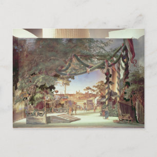 Bühne des Opernmodells "Die Meistersinger" Postkarte