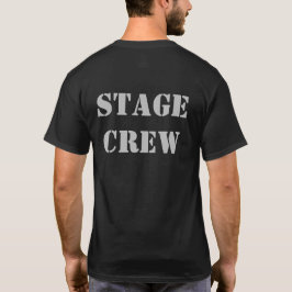 Bühne Hochschule Crew mit Namen T-Shirt