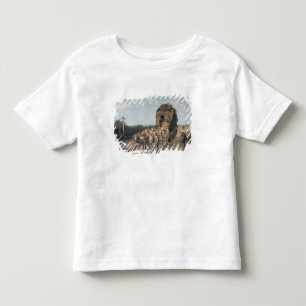 Bühne-Lastwagen, graviert von J. Baily Kleinkind T-shirt