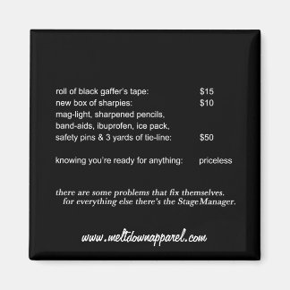 Bühne Manager Magnet (Schwarz)