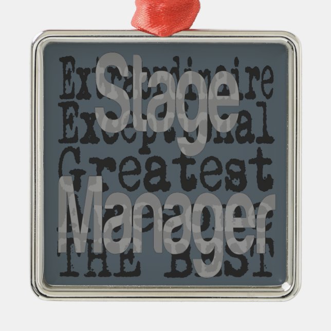 Bühne Manager Ornament Aus Metall (Vorne)