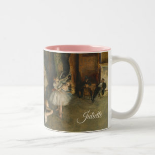Bühne Probe   Edgar Degas Impressionist Zweifarbige Tasse