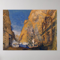 Bühne-Set für das "Dieu Bleu"