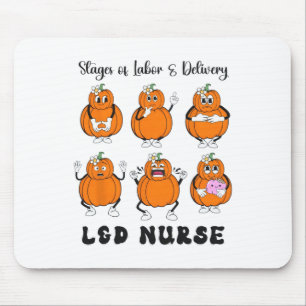 Bühne von Arbeitskräften und Auslieferungskrankhei Mousepad