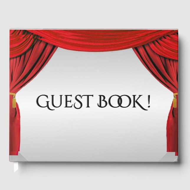 Bühne Vorhangtheater Gästebuch (Vorderseite)
