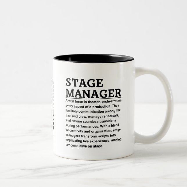 Bühne Zweifarbige Tasse (Rechts)