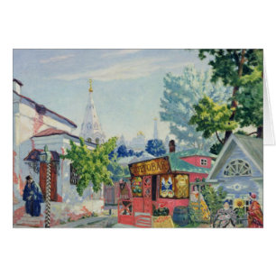Bühneentwurf für das des Ostrovskys Spiel