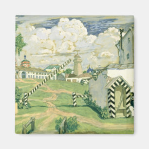 Bühneentwurf für Spiel Alexanders Ostrovskys Magnet