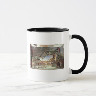 Bühnemodell für die Oper 'die Meistersinger Tasse