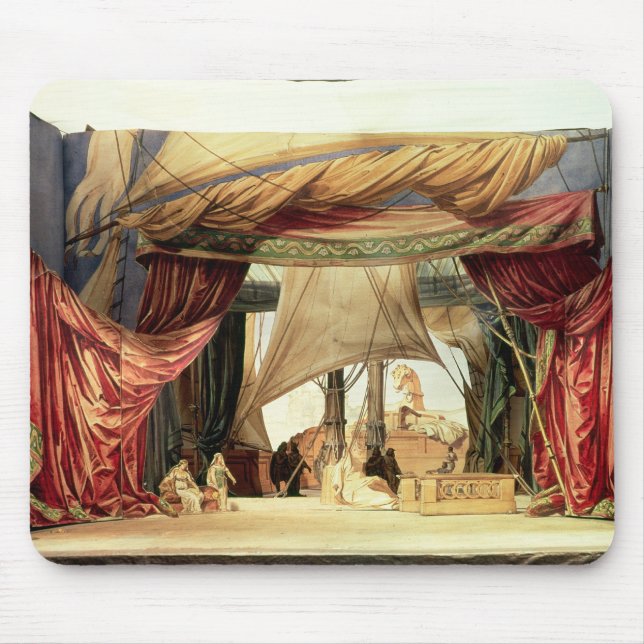 Bühnemodell für die Oper 'Tristan und Isolde Mousepad (Vorne)
