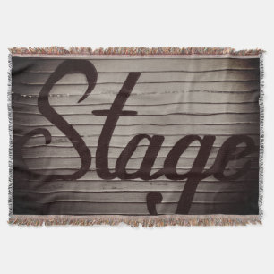 "Bühnen"-Vintage-Schild Decke