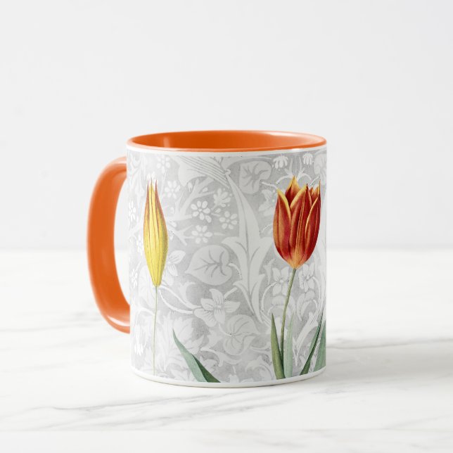 Bühnen von Tulip Growth Vintag Style Tasse Cup (Vorderseite Links)