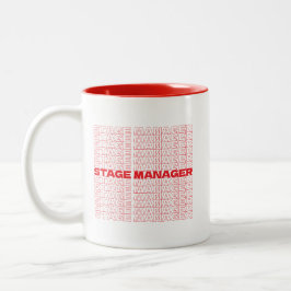 Bühnenmanager Zweifarbige Tasse