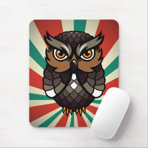 Búho De La Suerte Mousepad