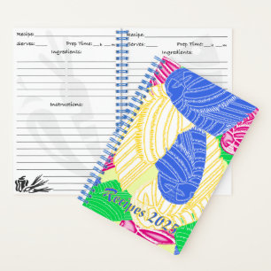 BUHO HELADO Rezept Notebook Notizbuch