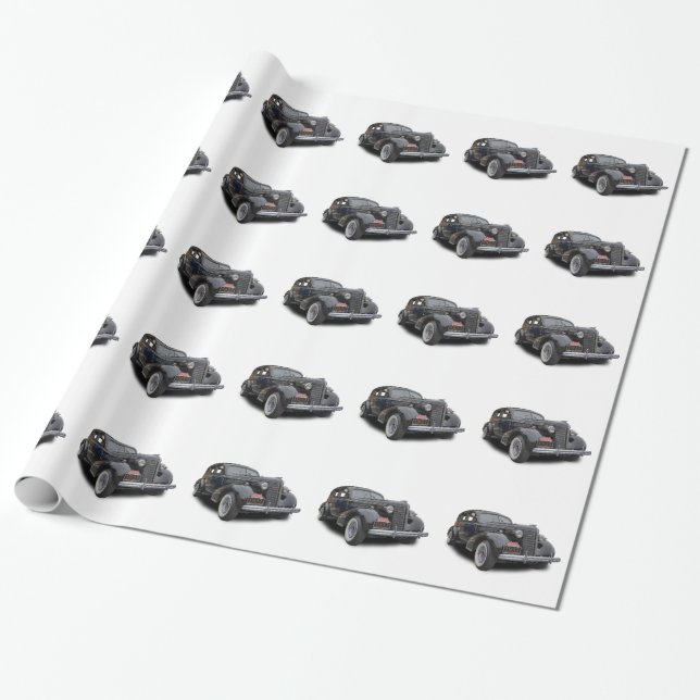 BUICK 1937 GESCHENKPAPIER (Ungerollt)