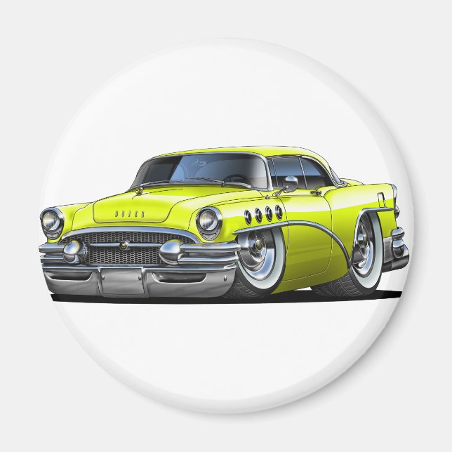 Buick Century Yellow Car Magnet (Vorne)