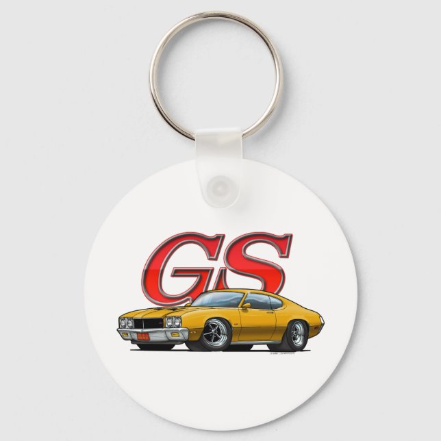 Buick GS_gold Schlüsselanhänger (Vorderseite)
