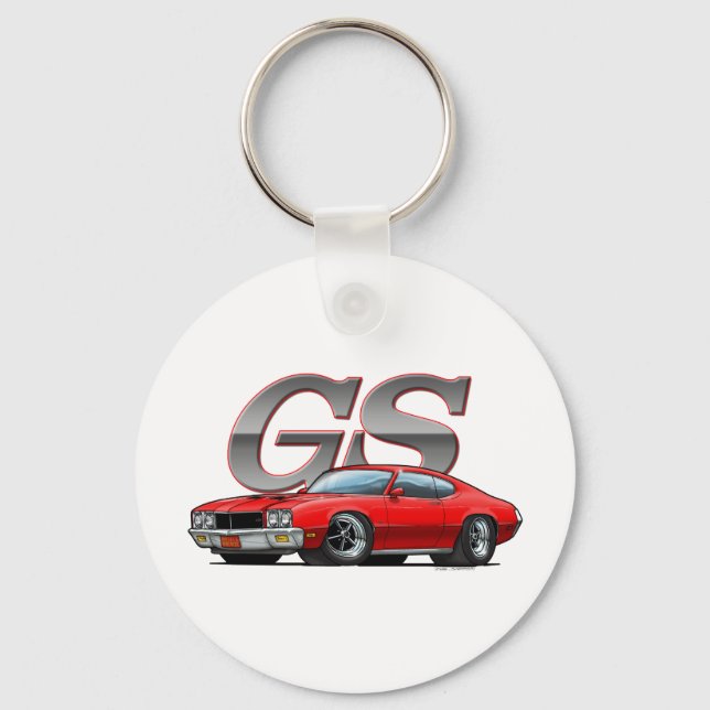 Buick GS_red Schlüsselanhänger (Vorderseite)