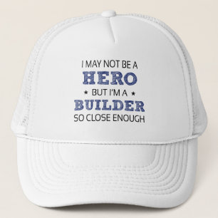 Builder Hero Spaß Novelty Truckerkappe