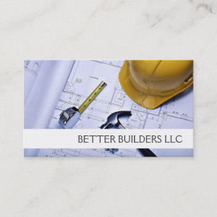 Builder, Manager, Bauwirtschaft-Karte Visitenkarte